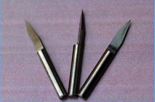 金属专用3.175平底尖刀 青县中意机械的高精度CNC雕刻利器